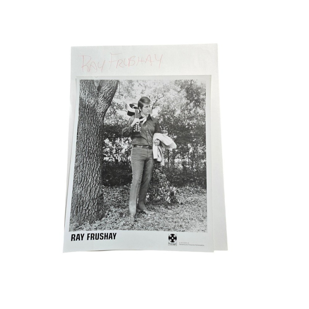 Ray Frushay Vintage 60s-80s Country Western Music Singer 8x10 Press Photo